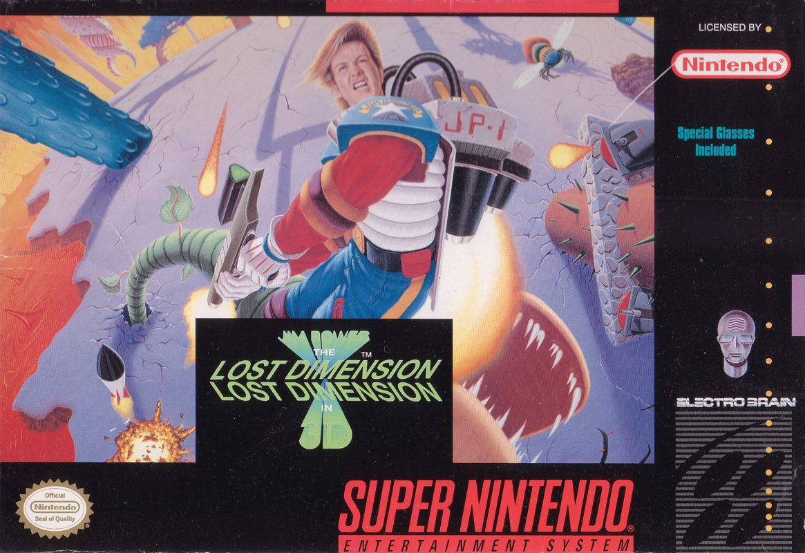 Jim Power: The Lost Dimension box art for Super Nintendo